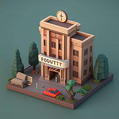 3D модель Гра Hospital Tycoon (STL)